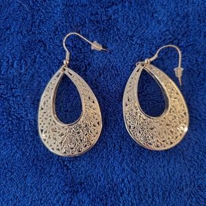 Women's silver toned earrings